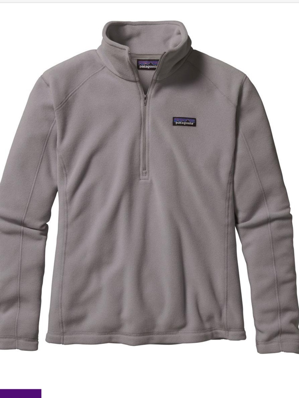 Patagonia Women's Micro D 1/4‎ Zip Fleece Pullover Sz M